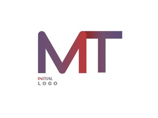 MT Initial Logo for your startup venture