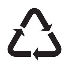 Recycle icon vector