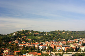 Fototapeta na wymiar Panorama of the city of Verona