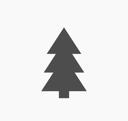 Obraz premium Christmas tree icon.