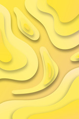 Background illustration. Template in paper cut style design. Modern design.