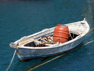 An Old Greek Kaiki Fishing Boat