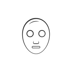 Cosmetic mask icon. Element of woman makeup icon for mobile concept and web apps. Detailed Cosmetic mask icon can be used for web and mobile