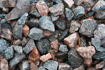 stones on the beach closeup background