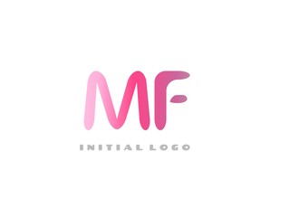 MF Initial Logo for your startup venture