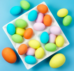 COLOURED EASTER EGGS