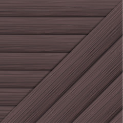 Horizontal and diagonal wood texture. Vector illustration