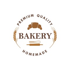 Bakery, Dessert, Baverage Sign Logo Template Vector Design Illustration