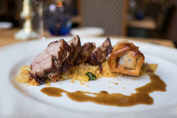 lamb couscous gourmet meal