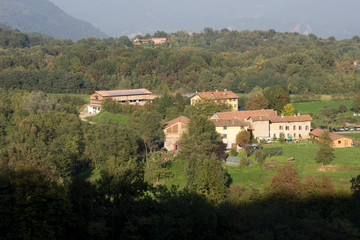 Paesaggio dal parco di Montevecchia