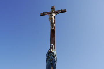 Kreuz Jesus Christus und Maria