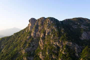 Fototapeta na wymiar Lion Rock mountain in hong Kong
