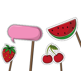 Booth prop party elements