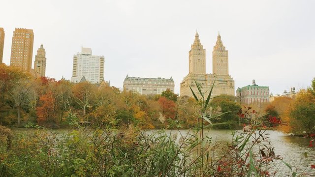 Central Park Westside Skyline in Autumn