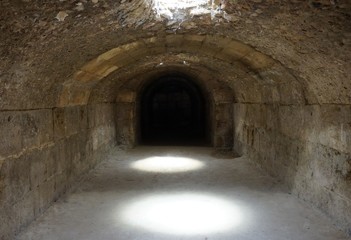 Fototapeta na wymiar amphitheater underground in el jam