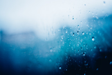 rain drops on window