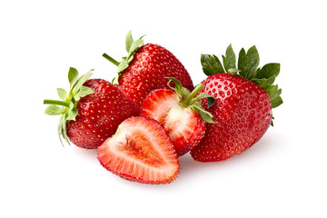 Strawberry Isolated on White Background