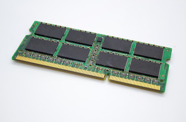 random access memory isolated on white background