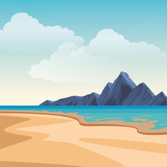Fototapeta premium Beach and island scenery