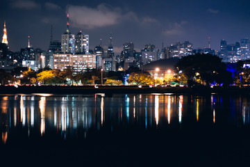 Fototapeta premium city lights at night