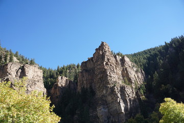rocks in the mountains