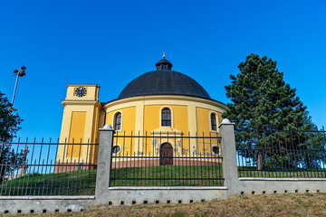 Naklejka premium Sremski Karlovci, Serbia - May 2, 2018: Peace Chapel where the Treaty of Karlowitz was negotiated in Sremski Karlovci. That was signed on 26 January 1699 concluding the Austro-Ottoman War of 1683–97.