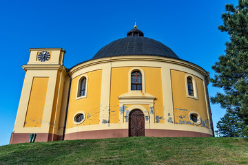 Fototapeta premium Sremski Karlovci, Serbia - May 2, 2018: Peace Chapel where the Treaty of Karlowitz was negotiated in Sremski Karlovci. That was signed on 26 January 1699 concluding the Austro-Ottoman War of 1683–97.