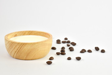 Breakfast includes milk  on a white background.