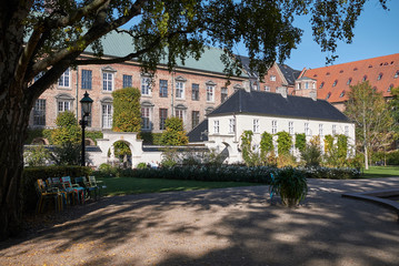 Fototapeta na wymiar Copenhagen, Denmark - October 10, 2018:View of the Biblioteks Have
