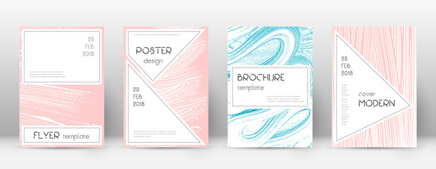 Cover page design template. Stylish brochure layou