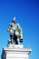 Fototapeta na wymiar Statue de Pierre Paul Rubens (Antwerpen-Belgique) 