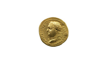 Gold coin depicting the Roman Emperor Vitellius