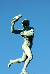 Statue de Brabo (Centre historique d’Antwerpen-Belgique)


