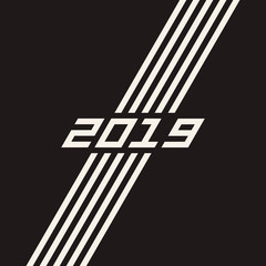 Element of illustration for New Year card