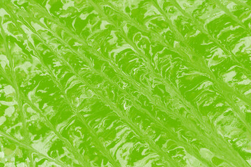 Colorful wet abstract paint leaks and splashes texture on white watercolor paper background. Natural organic shapes and design.