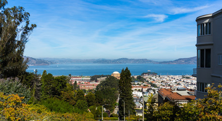 the view of San Francisco superior residence