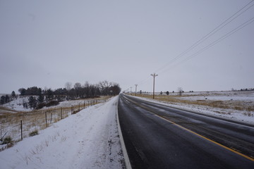 road in winter