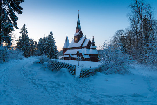 Winter Im Oberharz In Niedersachsen