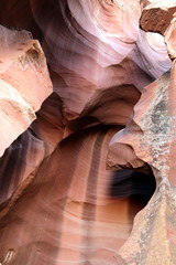 Famous Upper Antelope canyon near Page, Arizona