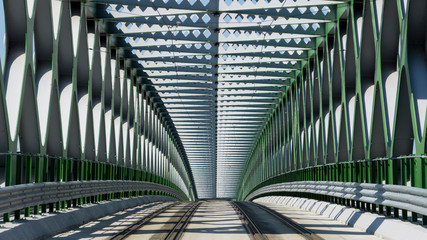 Bridge Views in Bratislava Tram