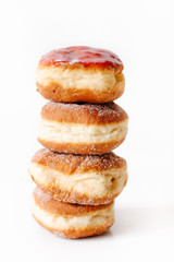 German or Austrian donuts, so called Krapfen