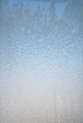 ice on glass