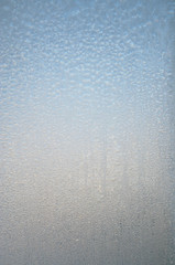 ice on glass