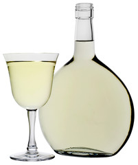 BOTTLE OF VINHO VERDI CUT OUT