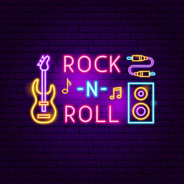 Rock N Roll Neon Sign