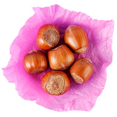 HAZELNUTS CUT OUT