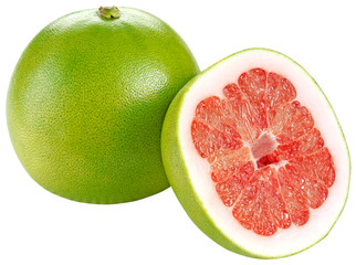 RED POMELO GRAPEFRUIT CUT OUT