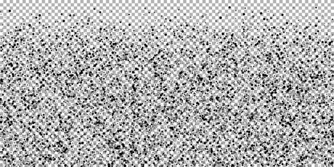 Scattered dense balck dots. Dark points dispersion