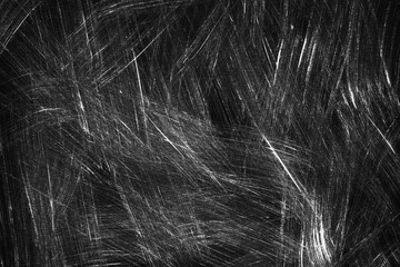 Black with grey ink texture with abstract washes and brush strokes on white watercolor paper background.