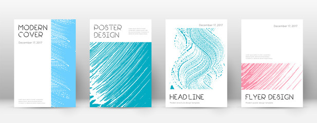 Cover page design template. Minimal brochure layou